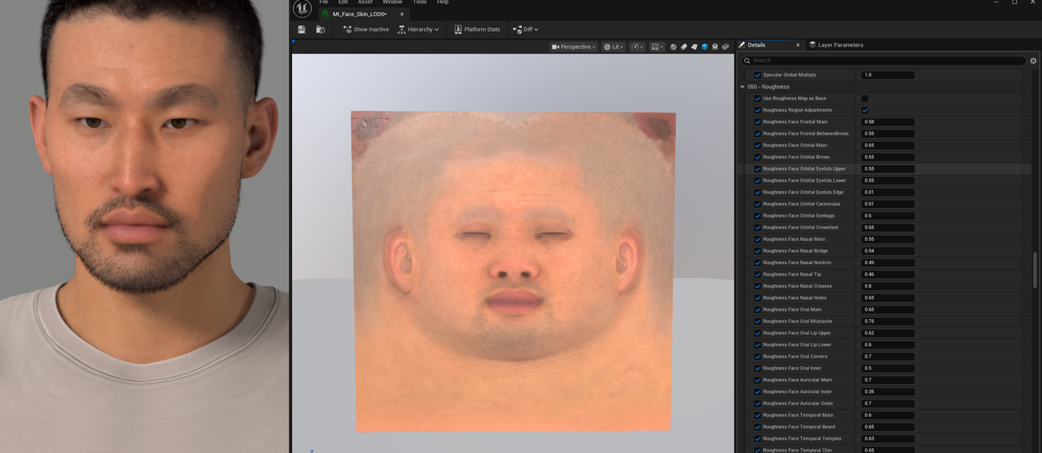 MetaHuman Creator improvements in UE 5.8