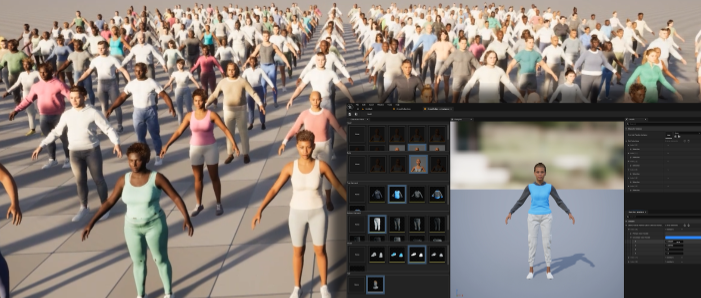 MetaHuman Crowds in UE 5.8